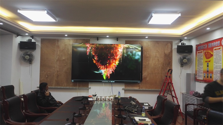2017年牡丹江宁安市司法局视频会议液晶拼接系统