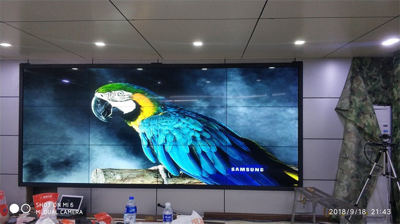 2018年哈尔滨某空军部队通讯处液晶拼接大屏幕项目