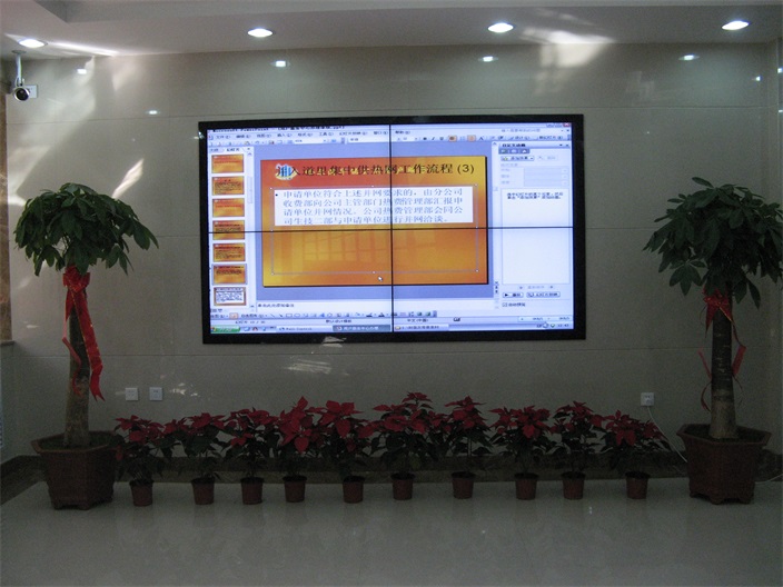 2010年宣化街化能收费大厅液晶拼接项目