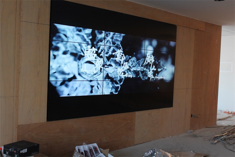 2015年哈尔滨平房区动漫基地液晶拼接大屏幕