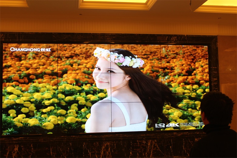 2015年哈尔滨江北水木清华多功能服务大厅液晶拼接大屏幕