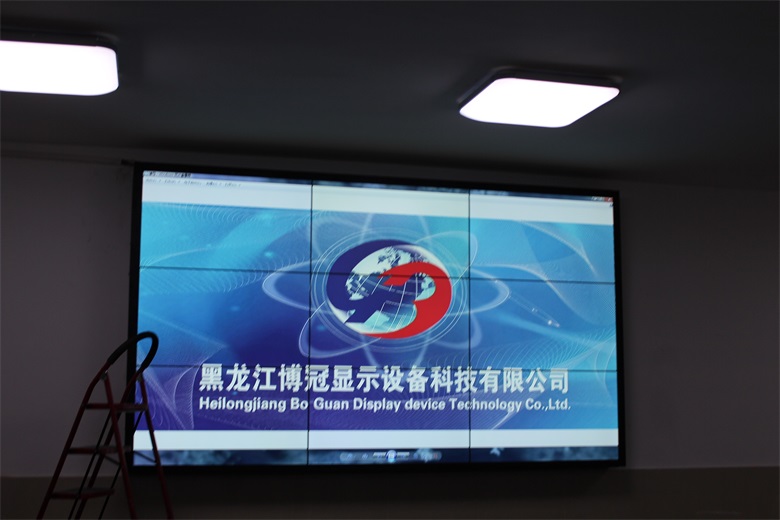 2015年绥化市安达新兴活动中心液晶拼接大屏幕项目