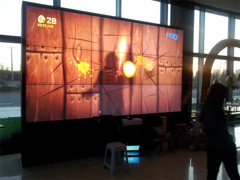 2012年哈尔滨哈西金爵万象售楼处液晶拼接大屏幕