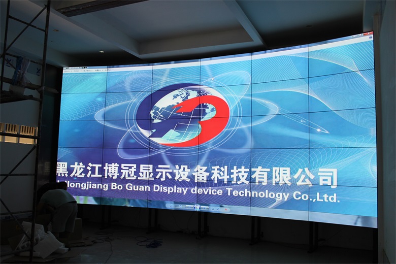 2015年绥化市明水县政务大厅智慧农业综合弧形液晶拼接系统