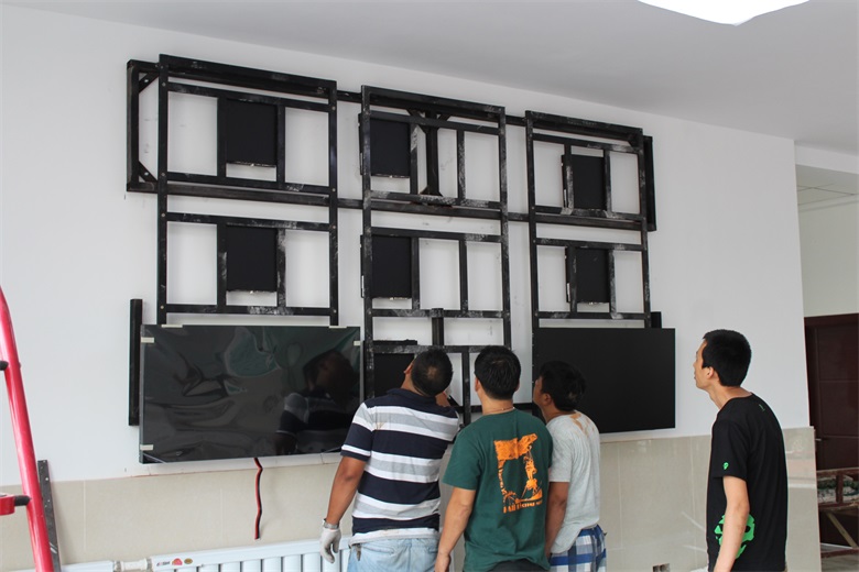 2013年绥化市安达市政务大厅液晶拼接大屏幕系统展示展板