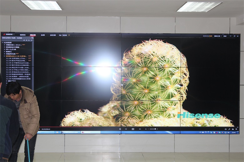 2014年大庆油田电力营销公司生产调度室液晶拼接大屏幕系统