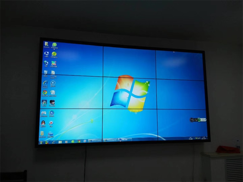 2016年绥化安达市政府信息中心液晶显示屏拼接,液晶拼接屏,显示屏