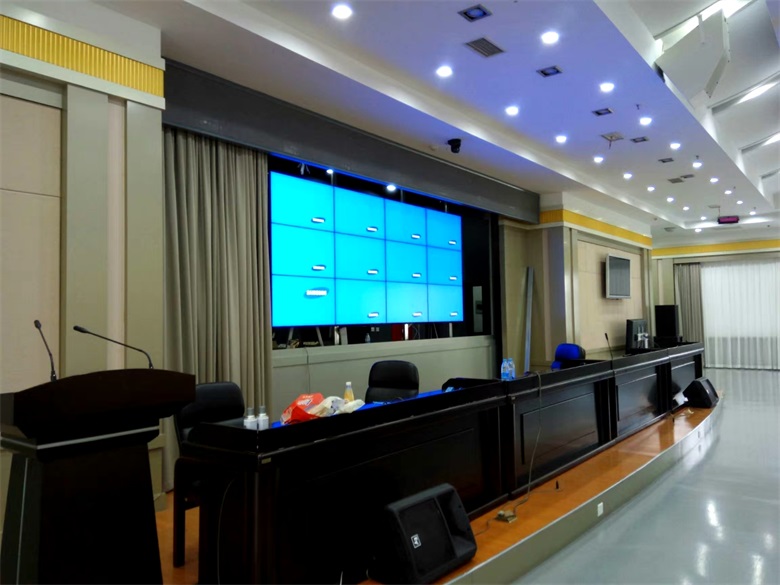2016年齐齐哈尔政府会议室液晶拼接,大屏拼接,液晶拼接显示器