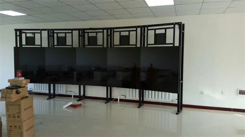 2017年绥化海伦气象局液晶拼接会商系统,LED弧形液晶拼接大屏幕