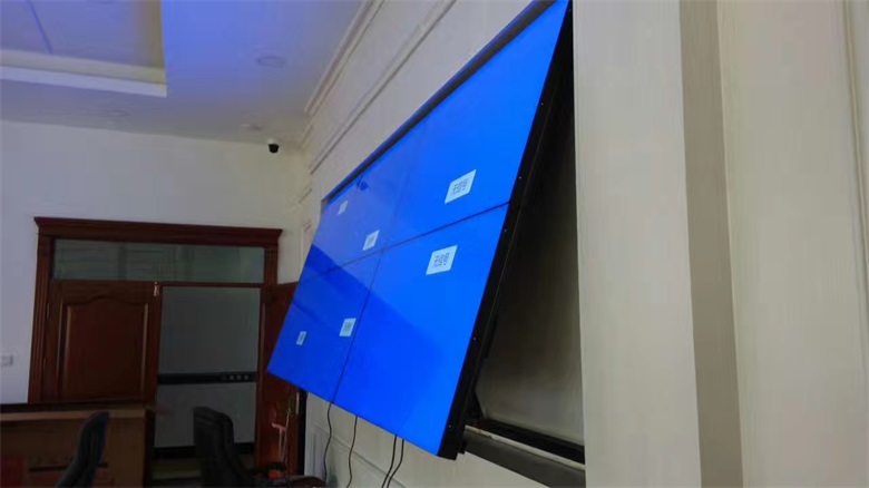 2017年伊春市公安局会议室液晶拼接大屏幕,LED会议大屏拼接