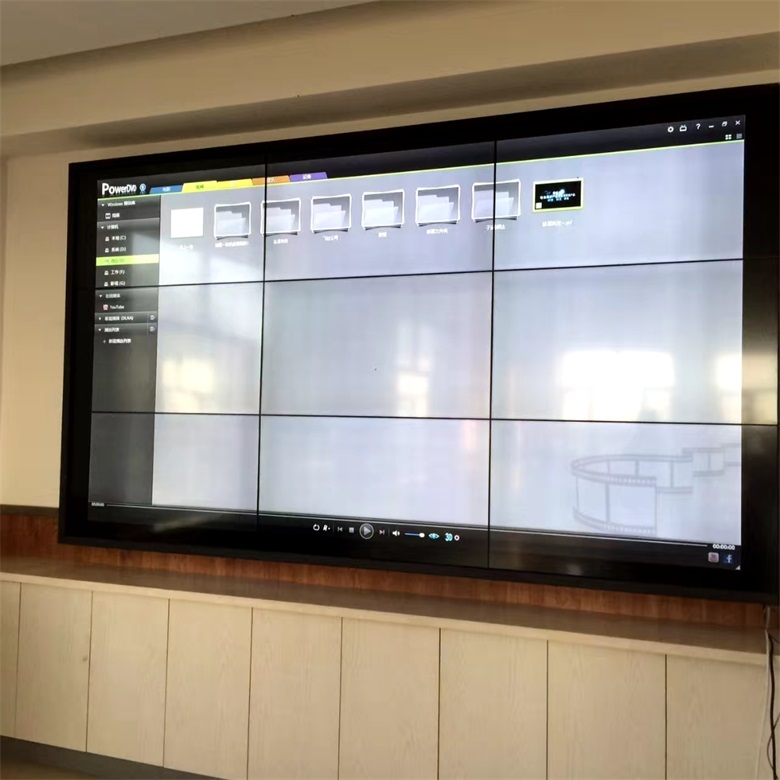 2016年绥化望奎技术监督局液晶拼接显示屏,大屏幕拼接,电子大屏