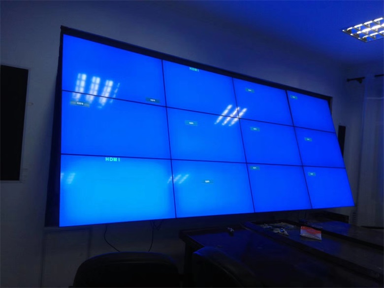 2017年哈尔滨警备区会议室液晶拼接系统,液晶拼接大屏幕