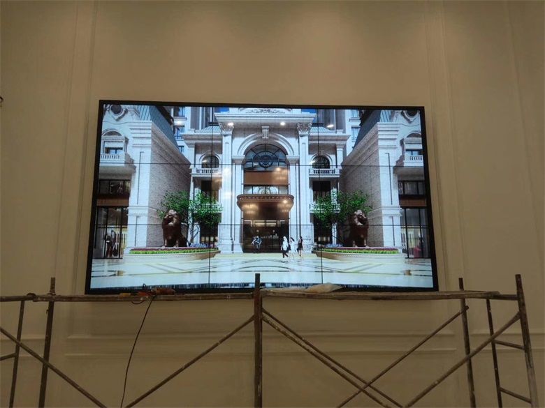 2018年哈尔滨双城伯爵公馆液晶拼接大屏幕,拼接显示屏