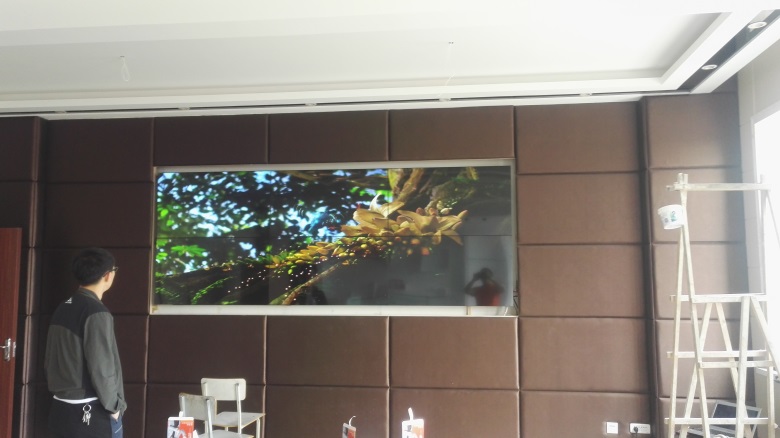 2017年吉林省榆树第一小学液晶拼接屏,LED大屏拼接会议屏